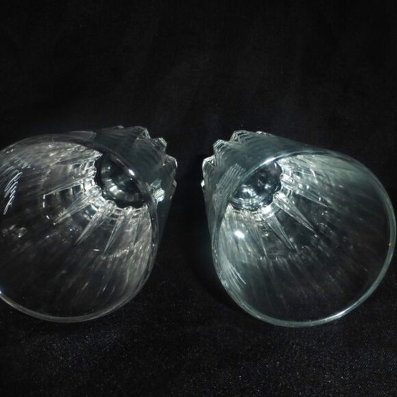 BR1 - 3 Crystal CANADIAN CLUB WHISKEY Glasses Glasses C.C Whiskey Barware - Picture 5 of 7